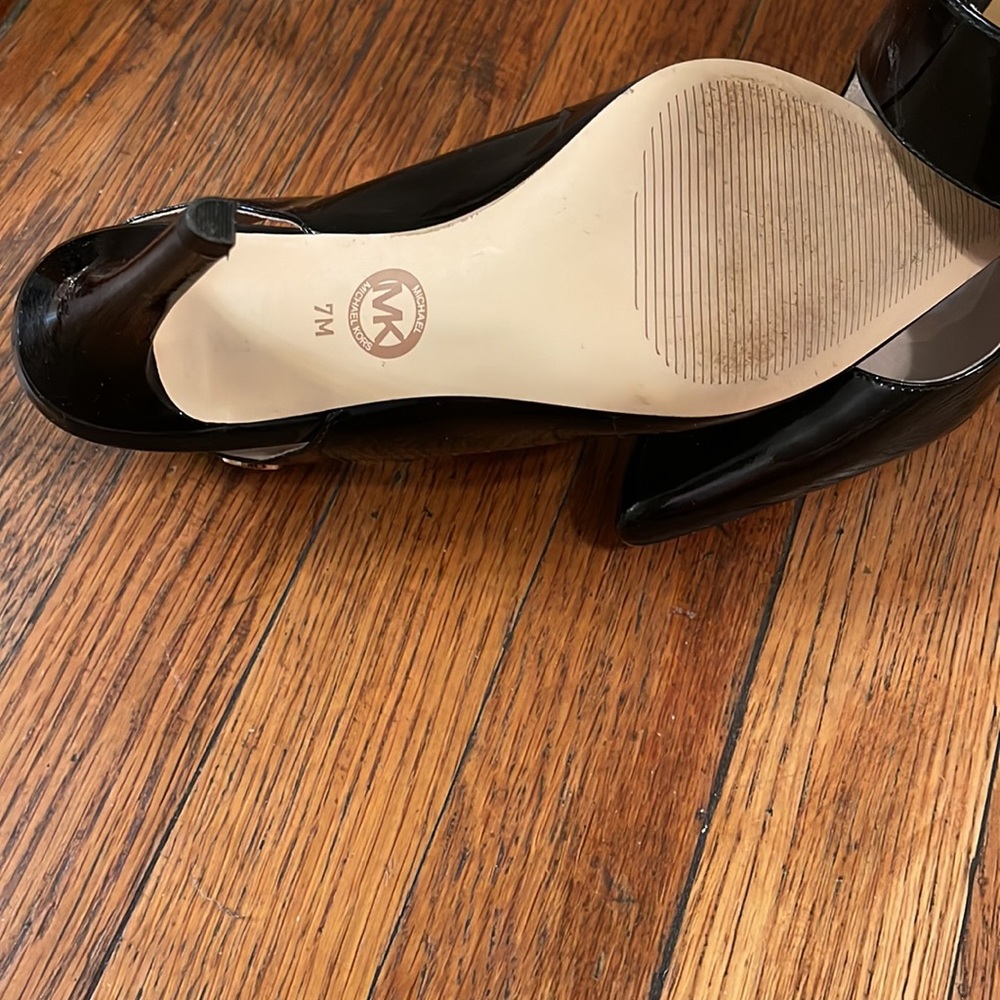 Michael Kors Patent Leather Slingback Heels - Picture 5 of 7